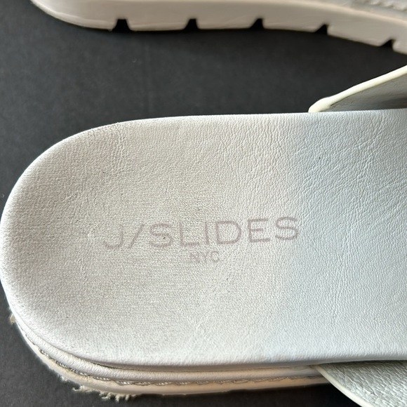 J/Slides BAHA white leather sandal size 9 - Picture 5 of 8